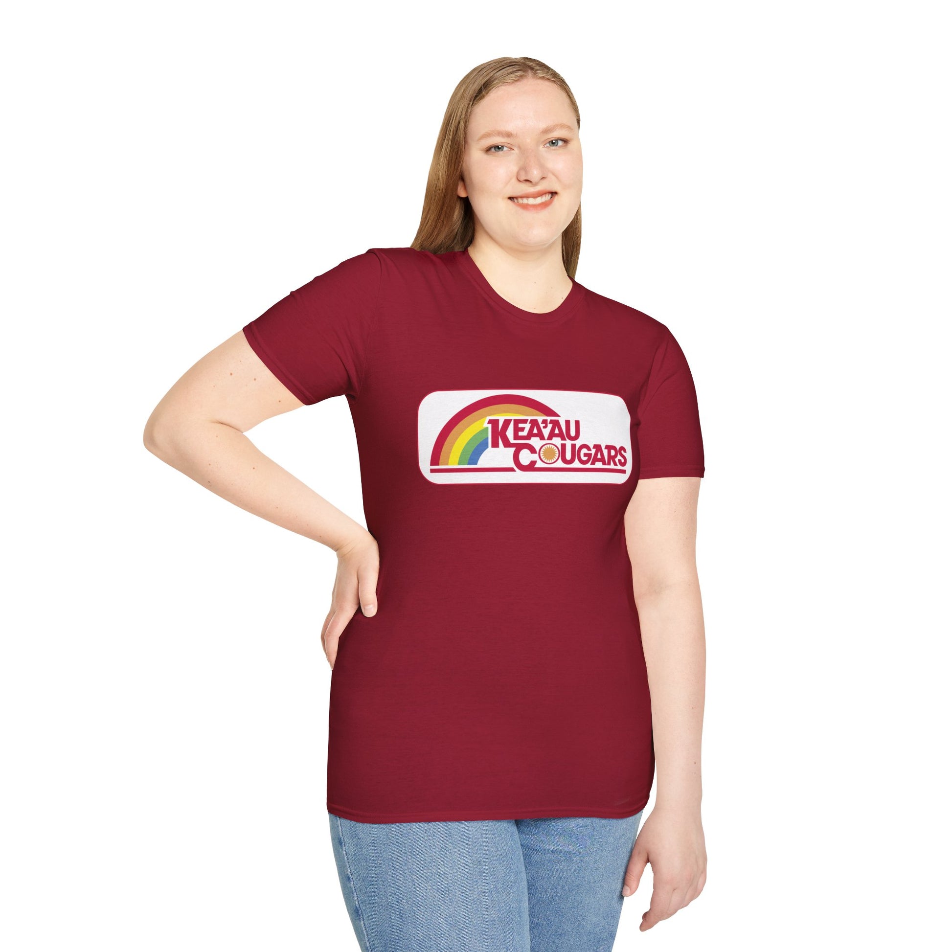 Retro Rainbow - Kea'au High Shirts - Sew Da Kine