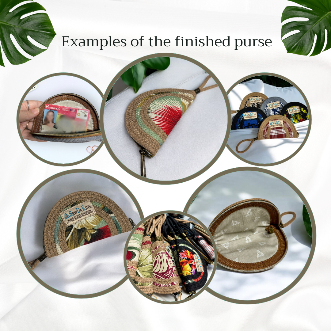SDK Coin Purse Kit – Set of 2 - Sew Da Kine