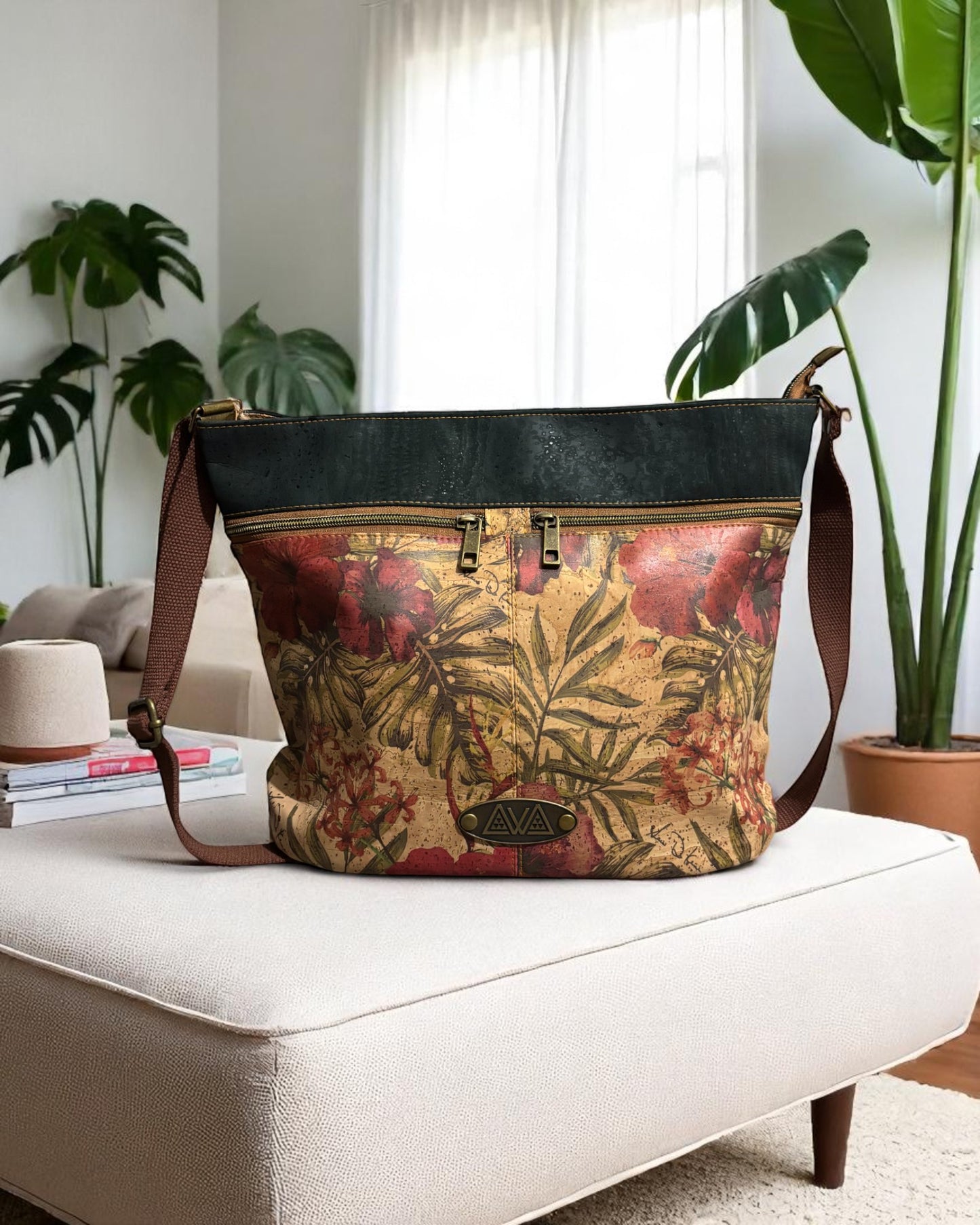 Ka ʻEhā – Hibiscus Print w/ Forest Accent