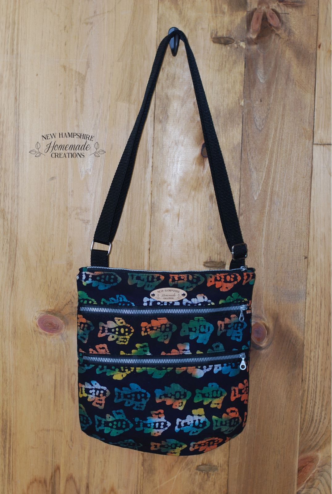 The Triple Zip - Crossbody PDF Pattern - Handmade Vegan Cork Fabric Bags