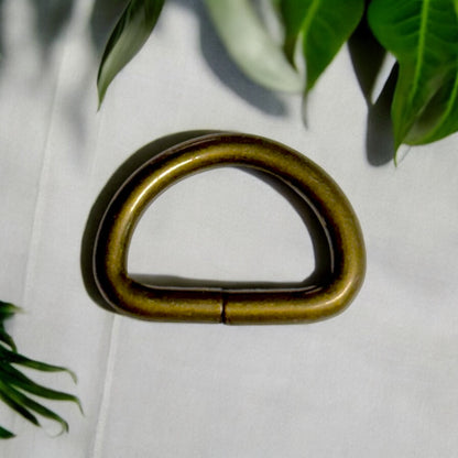 Heavy Gauge 1" D-Rings (Set of 10) – Antique Brass Finish - Sew Da Kine