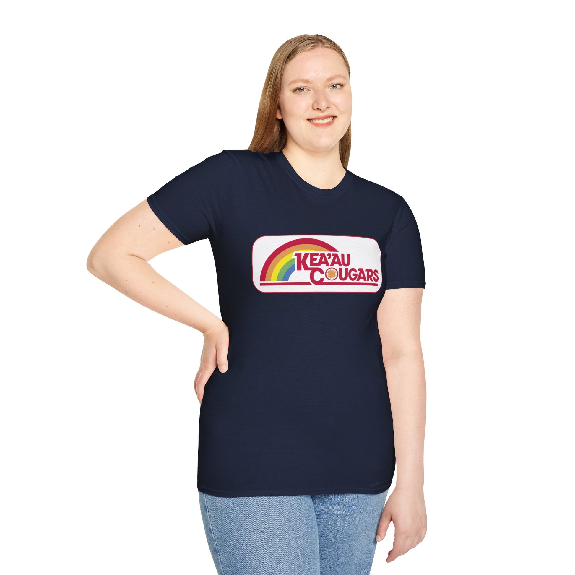 Retro Rainbow - Kea'au High Shirts - Sew Da Kine