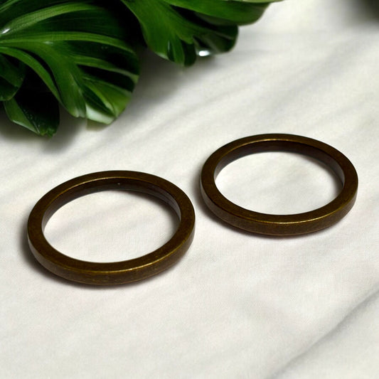 Solid Circle Rings (Set of 2) – Heavy-Duty Square Gauge Design - Sew Da Kine