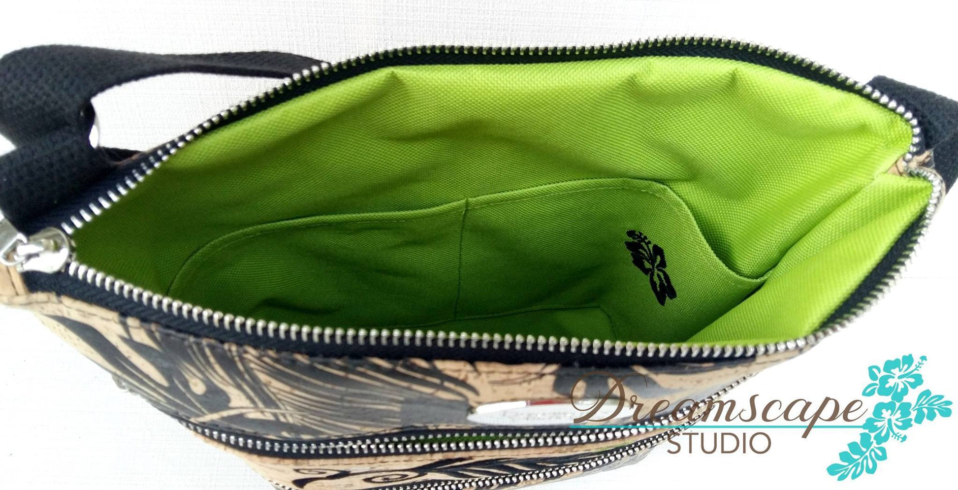 The Triple Zip - Crossbody PDF Pattern - Handmade Vegan Cork Fabric Bags 