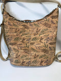 Nakoa Convertible Backpack PDF Pattern - Handmade Vegan Cork Fabric Bags 