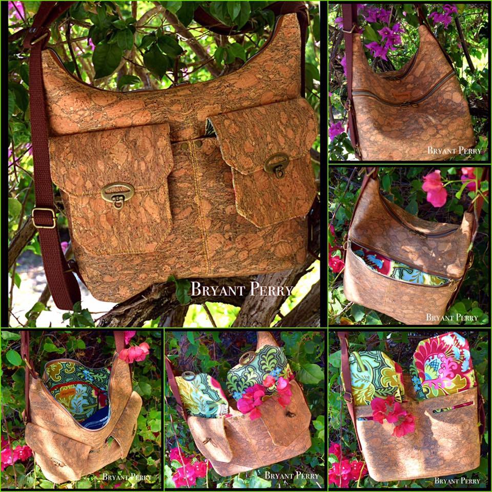 Nakoa Convertible Backpack PDF Pattern - Handmade Vegan Cork Fabric Bags 