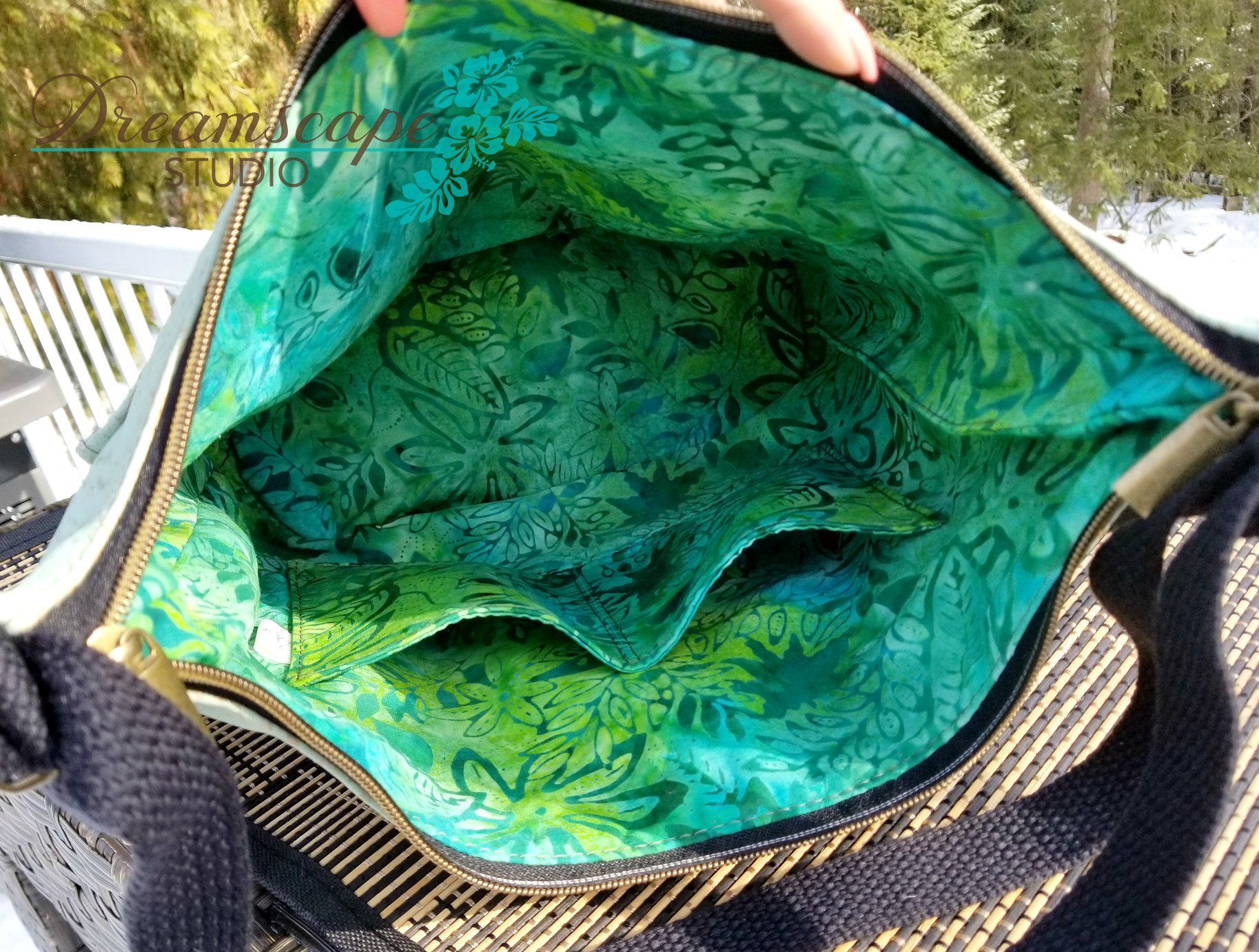 Nakoa Convertible Backpack PDF Pattern - Handmade Vegan Cork Fabric Bags 